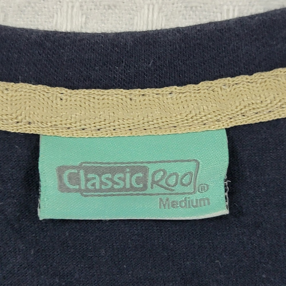 Classic Roo Australia Map Vintage 90s Souvenir T-Shirt Navy Blue Mens Medium - Picture 4 of 8